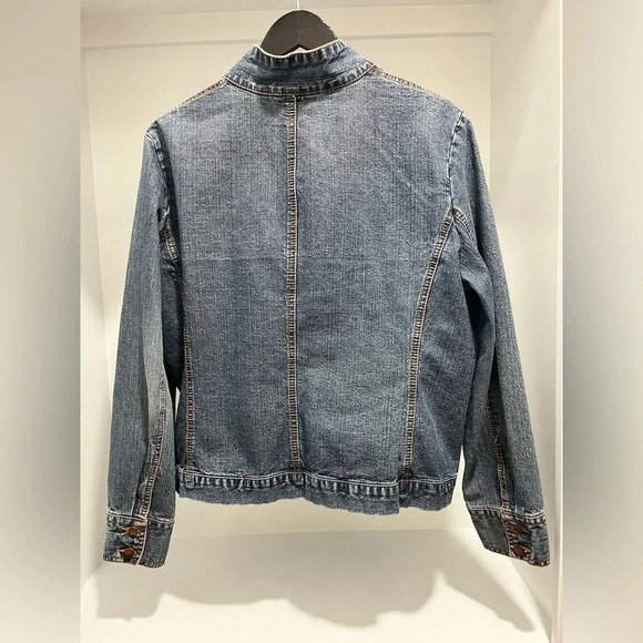 Vintage Havana Jacks Cafe Jean Jacket 100% cotton Womens XL - Picture 4 of 10
